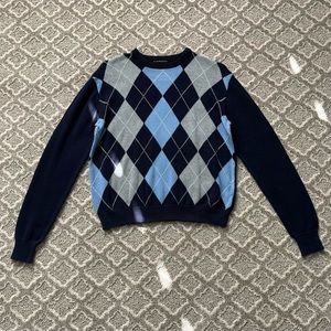 Brandy Melville Argyle Sweater